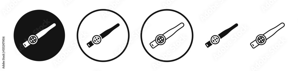Poster kazoo icon set. vector icons for apps and website ui design
