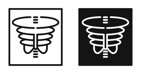 X ray icon set. vector icons for apps and website ui design