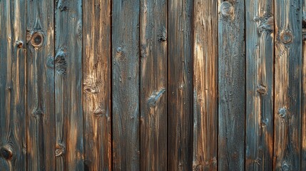 Obraz premium a wooden fence 