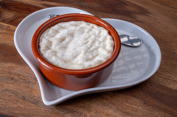 French dauphinois cheeses collection, Saint-Marcellin, Saint- Felicien cow's milk cheese with white mold from Rhône-Alpes region of France