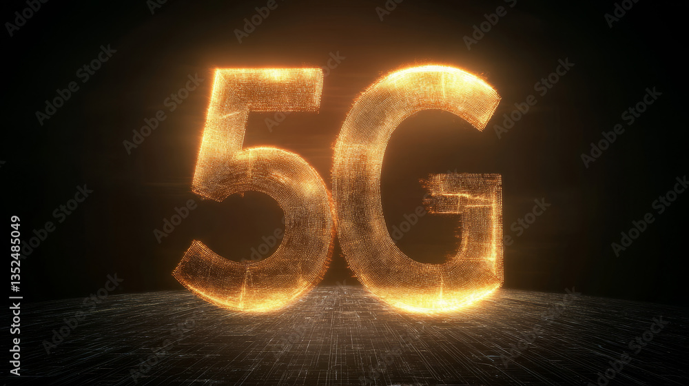 Poster digital cyberspace and digital data network connections. global network transfer digital data 5g hig