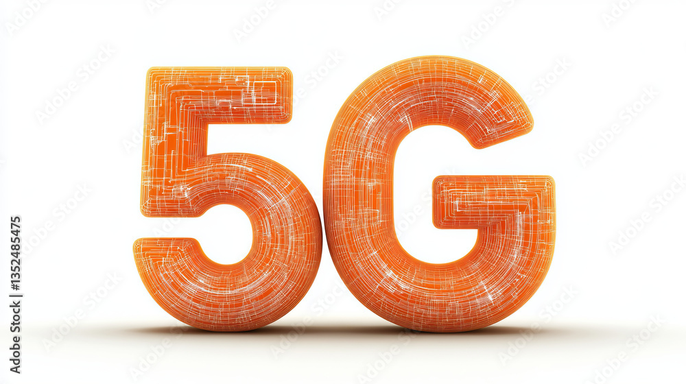 Poster global network 5g high speed internet communication, technology network digital data connection and 