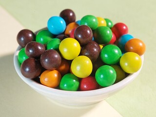 colorful chocolate candies
