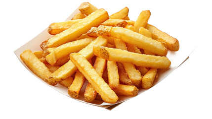 Crispy French Fries in a Paper Tray