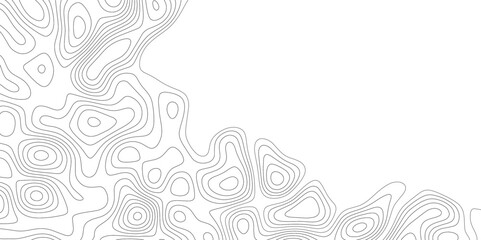Fototapeta premium Seamless pattern wave lines Topographic map. Geographic mountain relief. Abstract lines background. Contour maps. The stylize geometric topographic cartography pattern with lines seamless topography.