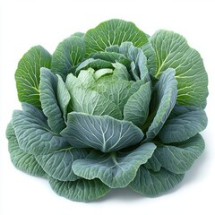Obraz premium Vibrant Green Cabbage: A Fresh and Healthy Vegetable
