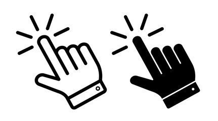 Cursor vector icon symbol. illustration sign collection.