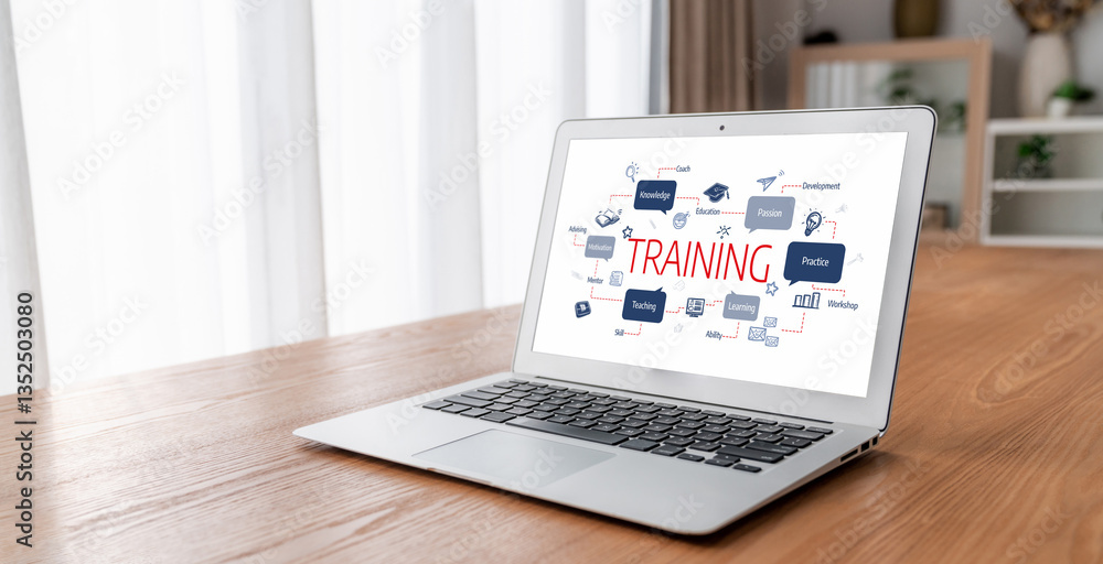 Aufkleber e-learning website with sofware for student to study online on the internet network snugly