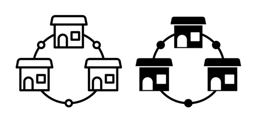 Franchise vector icon symbol. illustration sign collection.