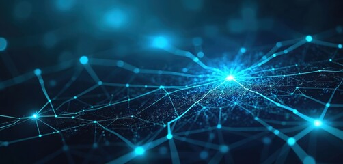 Cybersecurity alert background with abstract hacking code. High detailed wallpaper with digital network connections, representing data protection, digital security, internet privacy, blockchain