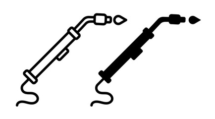 Welding vector icon symbol. illustration sign collection.