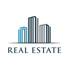 Vector real estate and home buildings logo illustration
