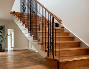 staircase in a modern house