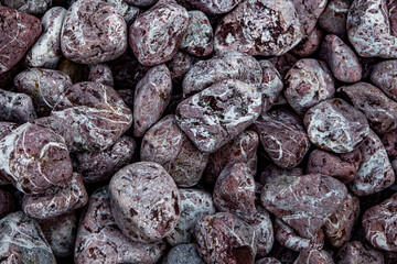 Rock wall. Background of stone for decoration. texture for design. Granite pebbles texture