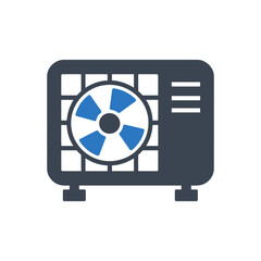 Air Conditioner External Unit Icon