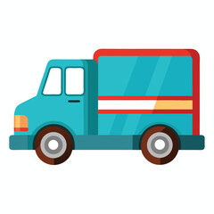 truck isolated on white background