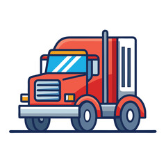 truck isolated on white background