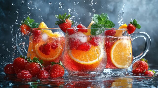 Refreshing summer drinks kitchen recipe collection bright setting culinary perspective new standards