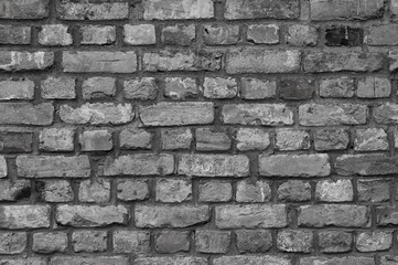 gray background, photo shows brick wall texture