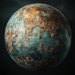 A futuristic depiction of Earth with a space station orbiting in the background, symbolizing the intersection of technology, sci-fi, and business. The minimalist design emphasizes the vastness of spac