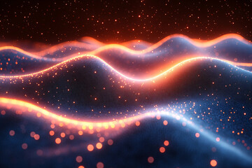 Discover futuristic design abstract blue dots creating digital pattern that’s perfect modern backgrounds sleek visuals

