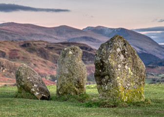 A view of Keswick's famous Castlerigg Stone Circle