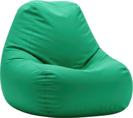 Comfortable Green Beanbag Chair for Relaxation and Leisure Perfect for Lounging Indoors