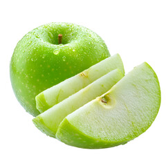 Juicy Green Apple Slices Fresh Fruit Goodness,