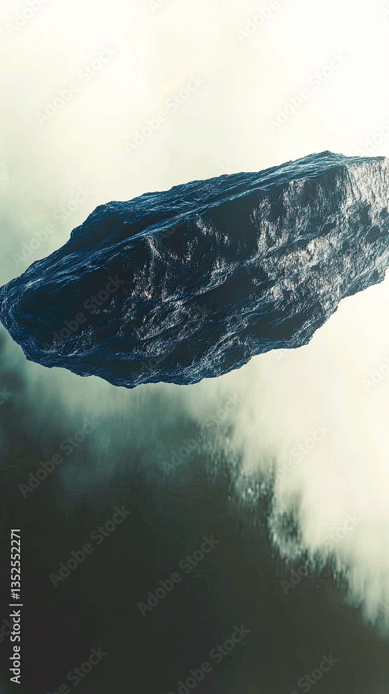 Poster oumuamua floats through the cosmos as the first interstellar visitor to the solar system
