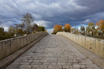 historical places, historical buildings. photos of stone bridges.
