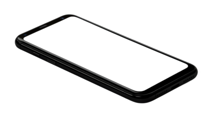 mobile phone isolated on white