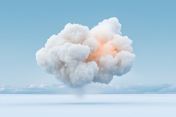 Glowing Cloud Burst for Sky, Horizon.