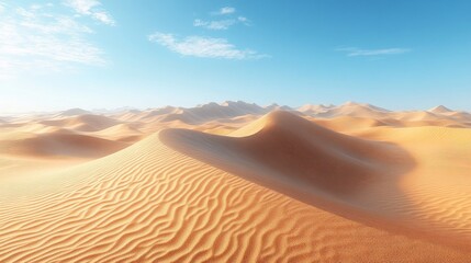 Golden Sands of the Sahara: A Breathtaking Desert Landscape