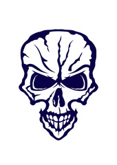 tete de mort halloween crane