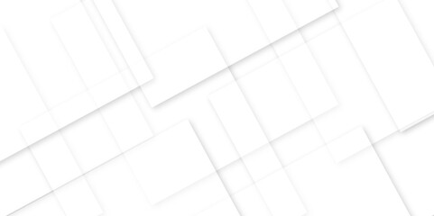 Abstract white, gray technology concept diamond triangle geometric line background. modern seamless business technology concept geometric shapes. squares and triangle with soft shadows as pattern.