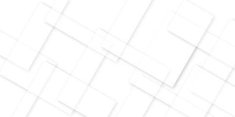 Abstract white, gray technology concept diamond triangle geometric line background. modern seamless business technology concept geometric shapes. squares and triangle with soft shadows as pattern.