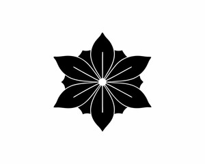 creative details Floating Petal Icon vector illustration 