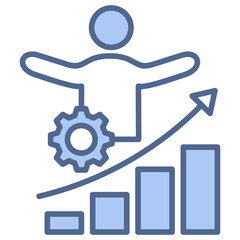 Development Blue Icon