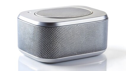 Obraz premium Silver Portable Speaker