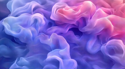 Fototapeta premium Abstract representation of flowing clouds in multiple gradient color tones