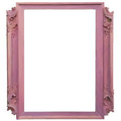 antique rectangle picture frame with ornaments for insertion