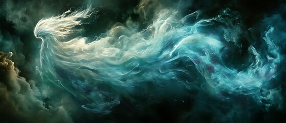 Abstract Vaporous Figure.