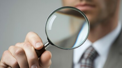 Exploring Insights: An Analytical Journey with a Magnifying Glass Over Charts and Graphs