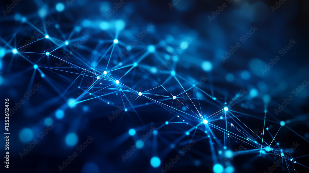 Poster abstract concepts of cybersecurity technology and digital data protection. protect internet network 