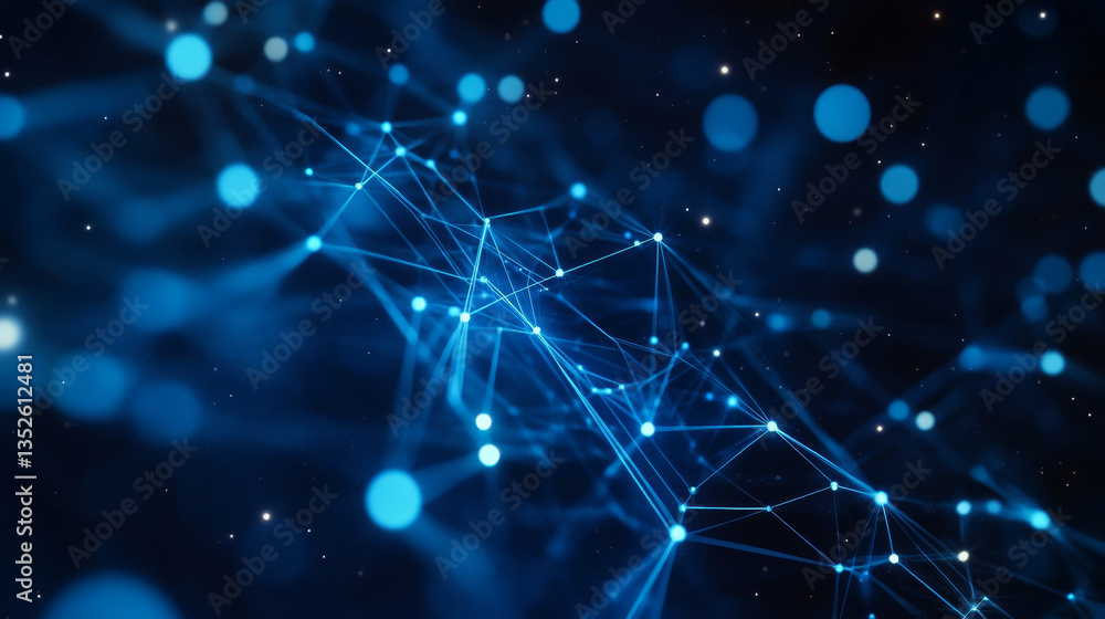 Poster abstract concepts of cybersecurity technology and digital data protection. protect internet network 