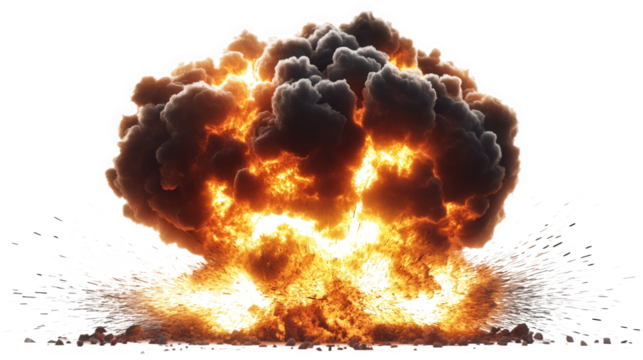 Explosive Blast Devastation