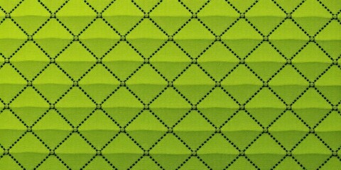 Fototapeta premium Geometric diamond pattern on fabric, textile texture, bright, rhombus