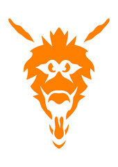 loup tete animal sauvage