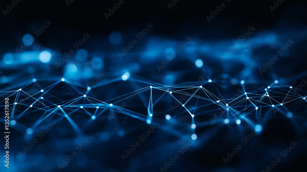 Poster abstract concepts of cybersecurity technology and digital data protection. protect internet network 