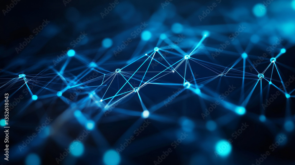 Poster abstract concepts of cybersecurity technology and digital data protection. protect internet network 